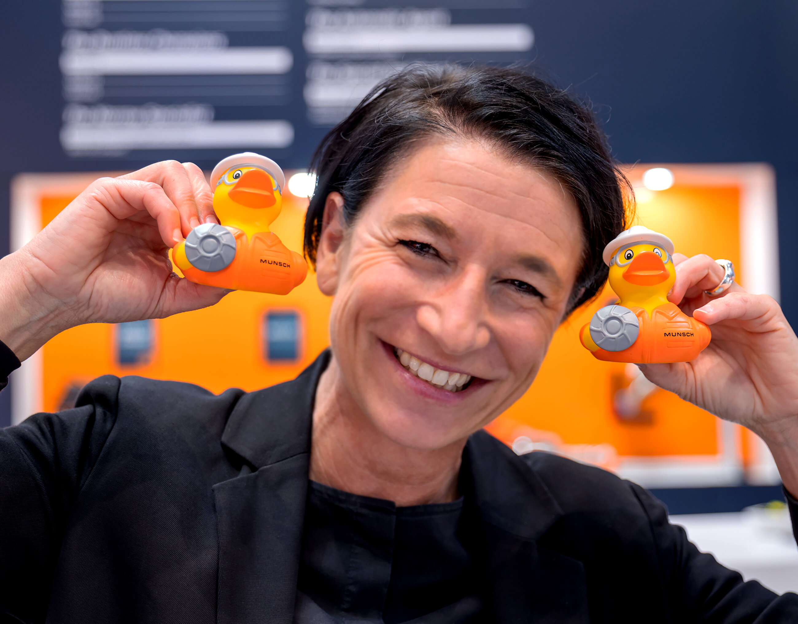 MESSE K Duesseldorf Messestand Enten
