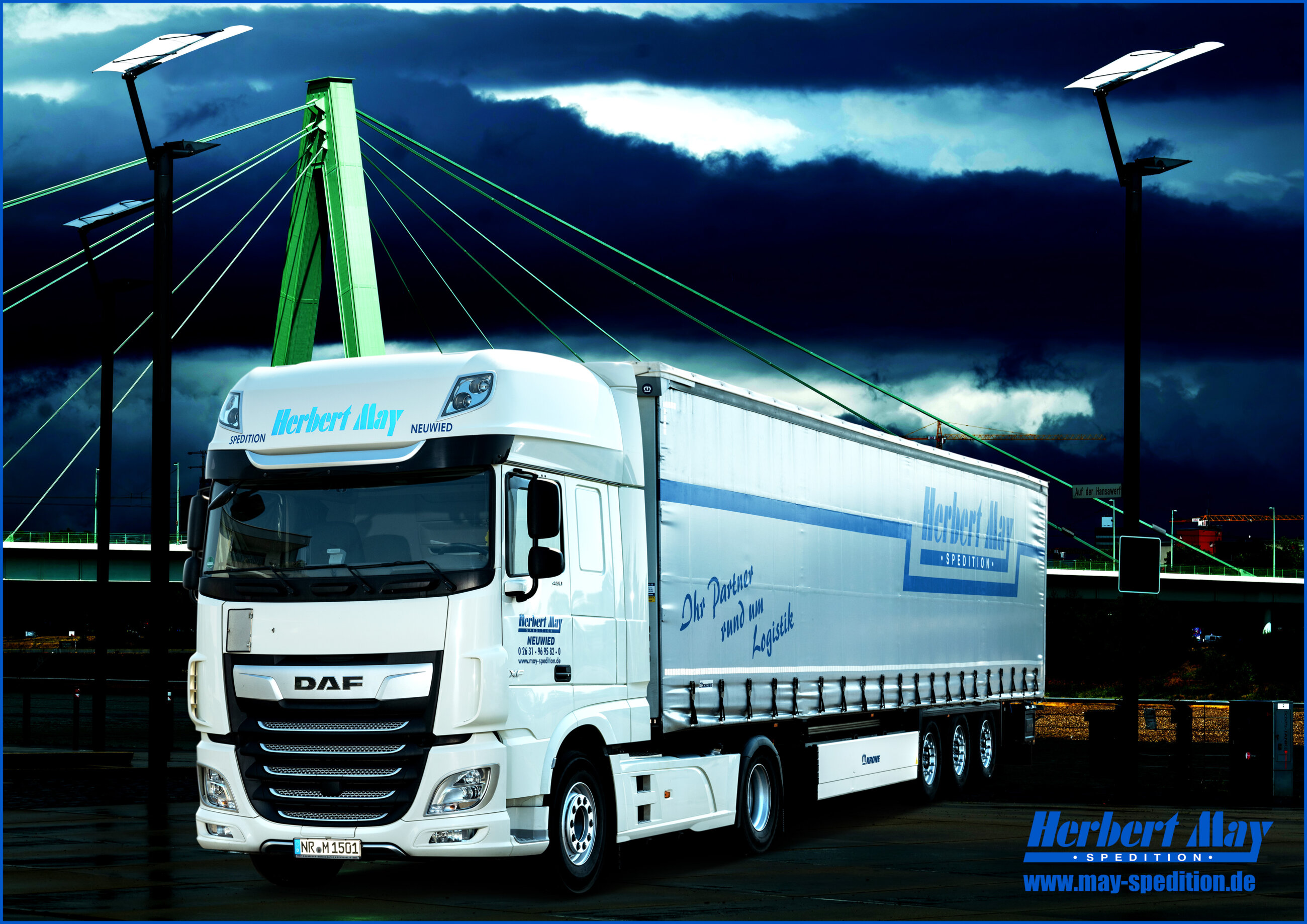Spedition MAY DAF LKW Transport